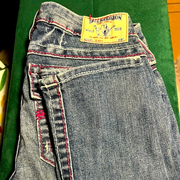 Original True Religion Denim pink stitching 26 - Picture 4 of 10